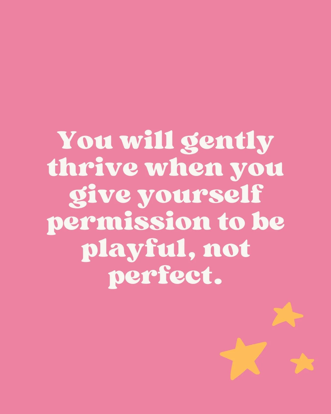 All the time I see people putting so much pressure on themselves to do things perfectly that it actually stops them from taking the first step. 

They feel stuck because they believe that if they can&rsquo;t do something 100%, then they feel like it&