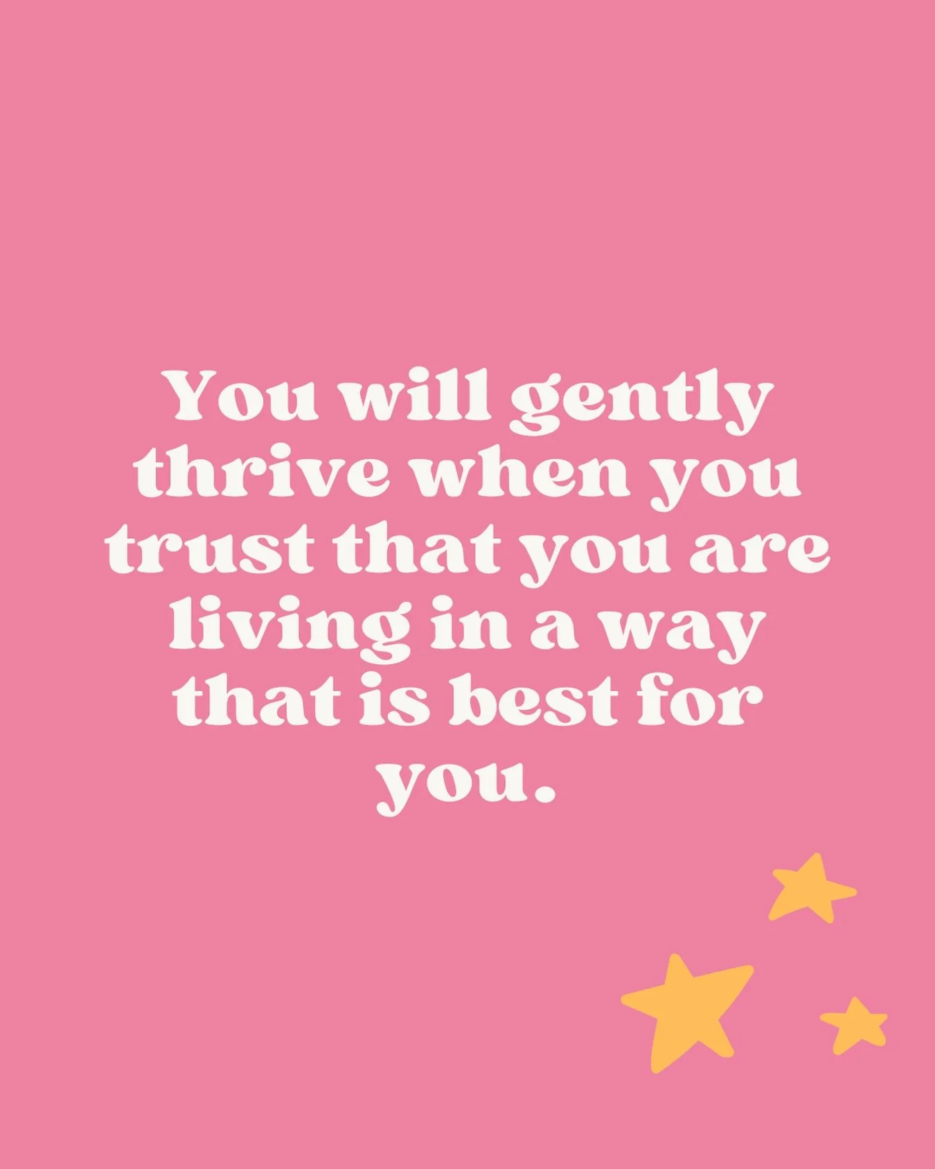 One of the biggest blockers to gently thriving is when you focus too much on what other people are doing and thinking. 

It&rsquo;s easy to worry about what colleagues, friends, and family think about how you&rsquo;re living your life. 

Or to get tr