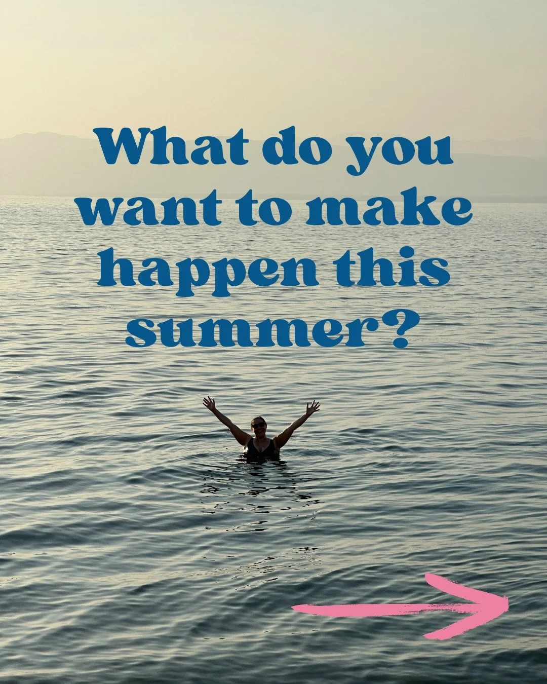 What do you want to make happen this summer?

💜 Is this the summer you put your joy front and centre?
💜 Is this the summer you take really good care of yourself? 
💜 Is this the summer you start taking steps towards that goal you set yourself earli