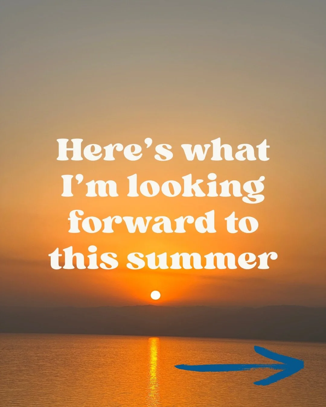 Ever since I got back from holiday I have been ready to throw myself into summer.

And I have been thinking about what I want my summer to be all about: how do I want to feel and what do I want to spend my time doing.

So I thought I&rsquo;d share so