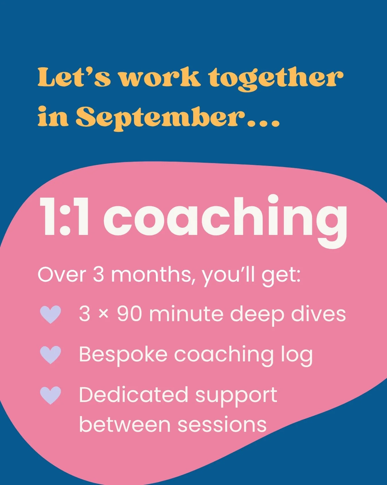 And if you are looking to start coaching in September, I&rsquo;d love to hear from you. Just send me an email (contact details in my bio) and we can arrange an introductory chat (I have limited availability for these over the summer).

These are a re