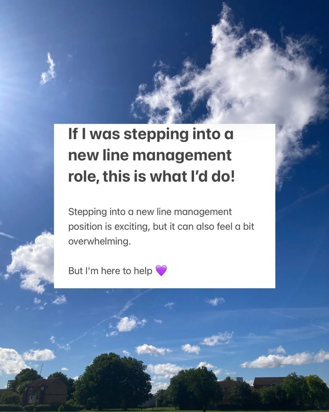 Stepping into a new line management position is exciting, but it can also feel a bit overwhelming. 

You might be asking yourself lots of questions: How do you build trust with your team? How do you make sure they feel supported? How can you enable t