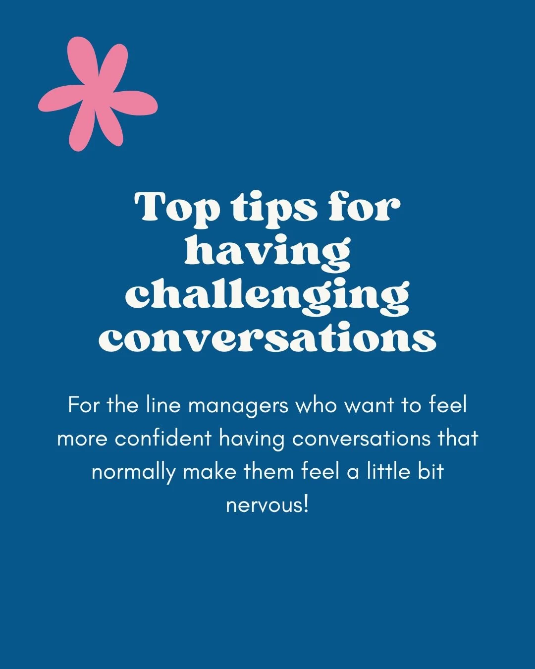 Having more challenging conversations is often the bit of line management that people enjoy the least. 

Whether that is when you have to give some difficult feedback, you have to have a conversation to reset expectations, or you have to deliver some