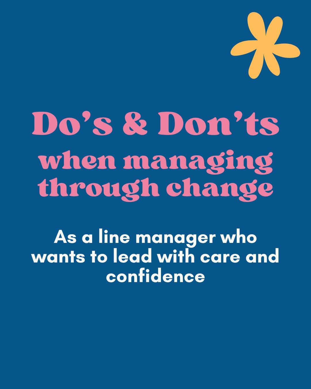 Your company has announced a team restructure. 

Or that a new product is launching.

Or that there is an office move coming. 

And your whole team looks to you for answers and reassurance.

It can be a challenging time for any line manager! 

But th