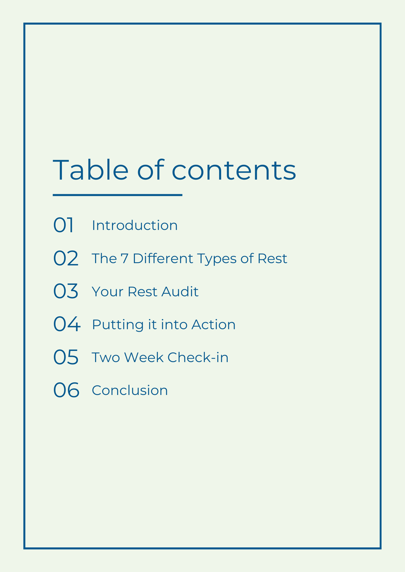 Free Toolkit to improve your wellbeing