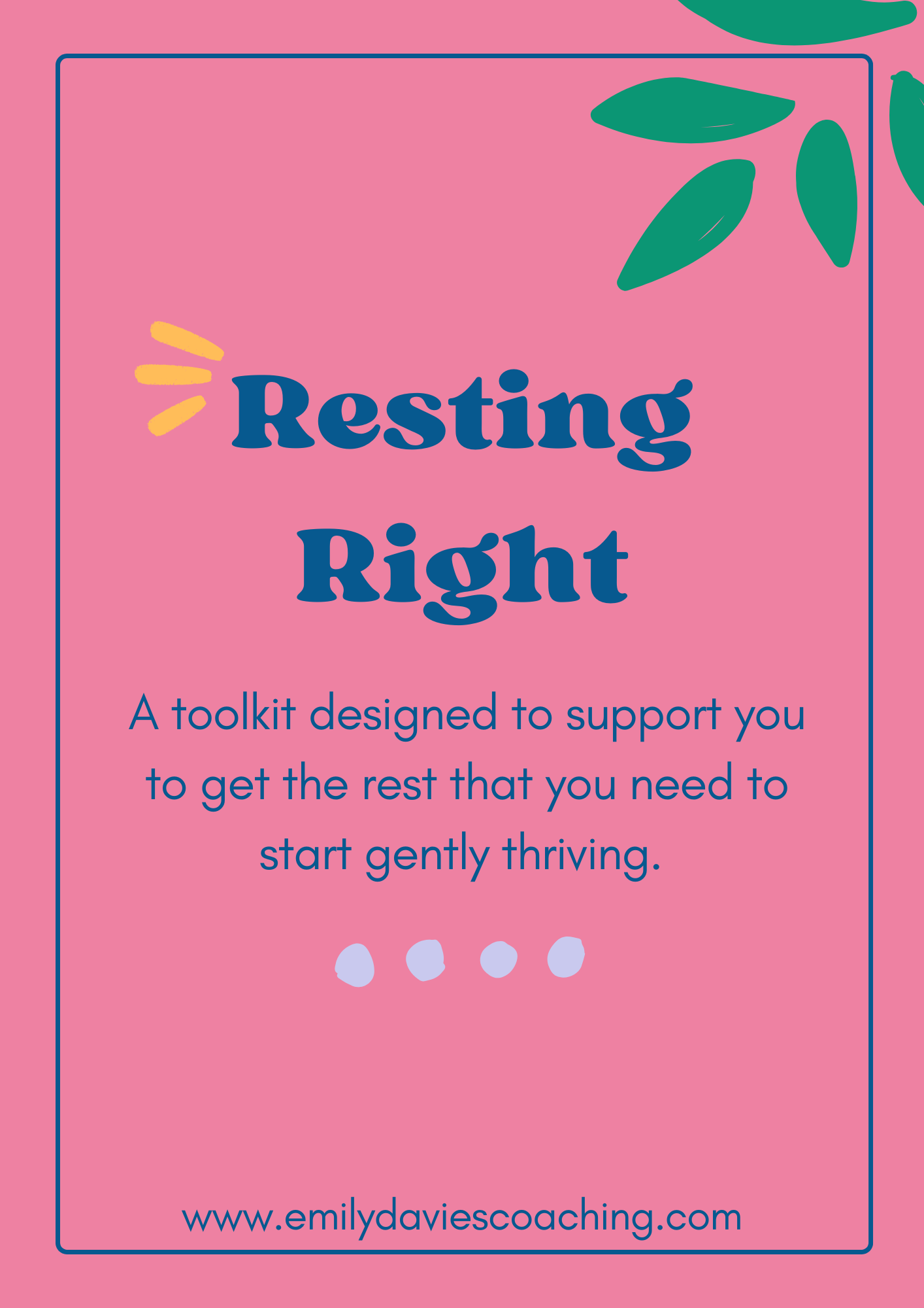 A free toolkit to help you get more rest so you can start to thrive and have more confidence, clarity, and resilience