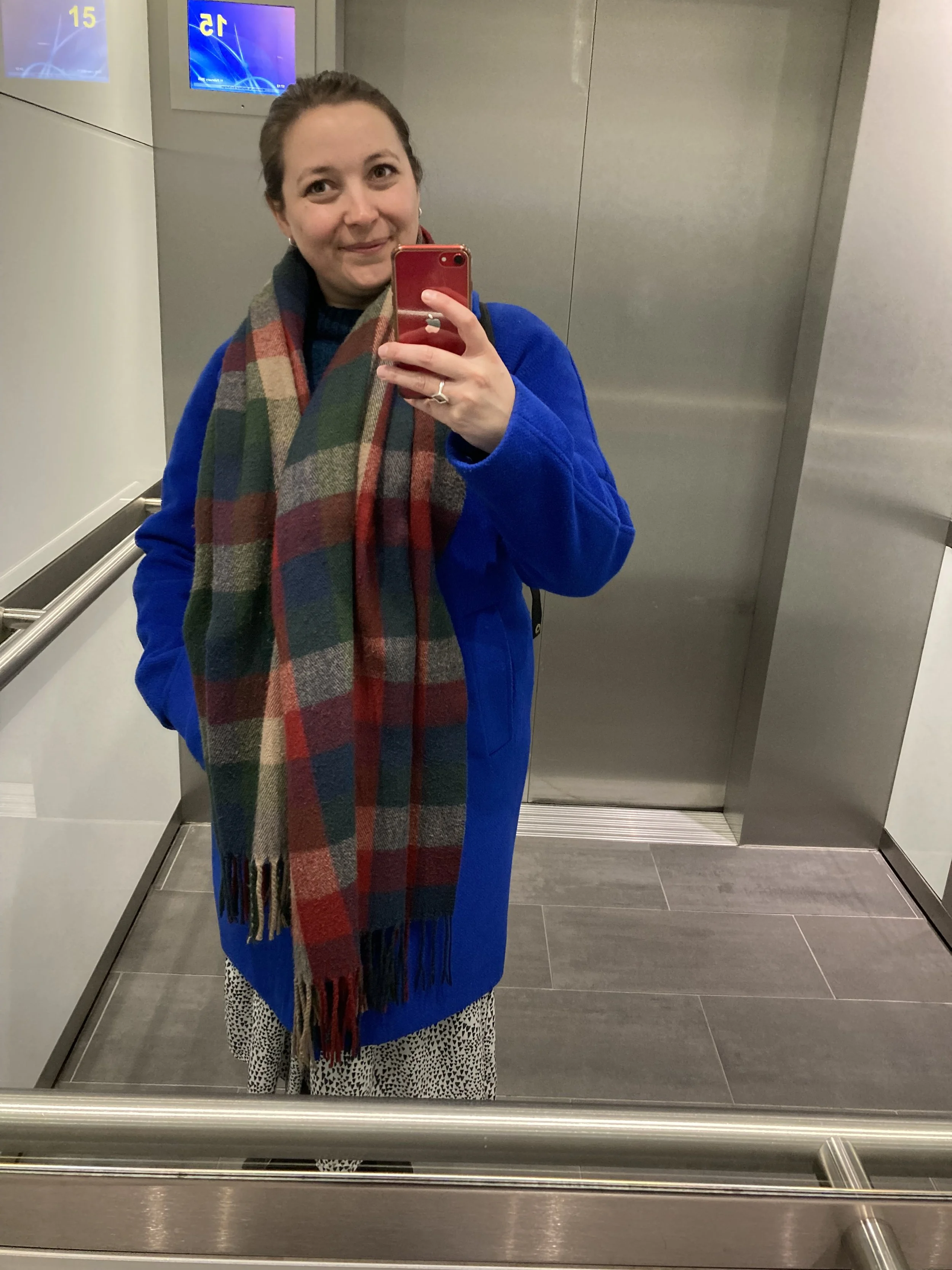 Emily about to deliver management training