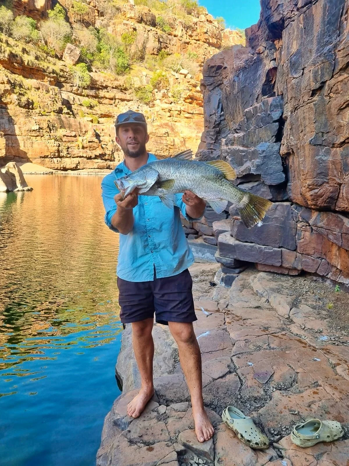 Check out what we&rsquo;ve reeled in on our heli-fishing adventures 🎣🚁

Cast your line in the Isdell River, known for its abundant fish life, where you might reel in Barramundi, Mangrove Jack, Sooty Grunter or Mulloway, just to name a few! 

With t
