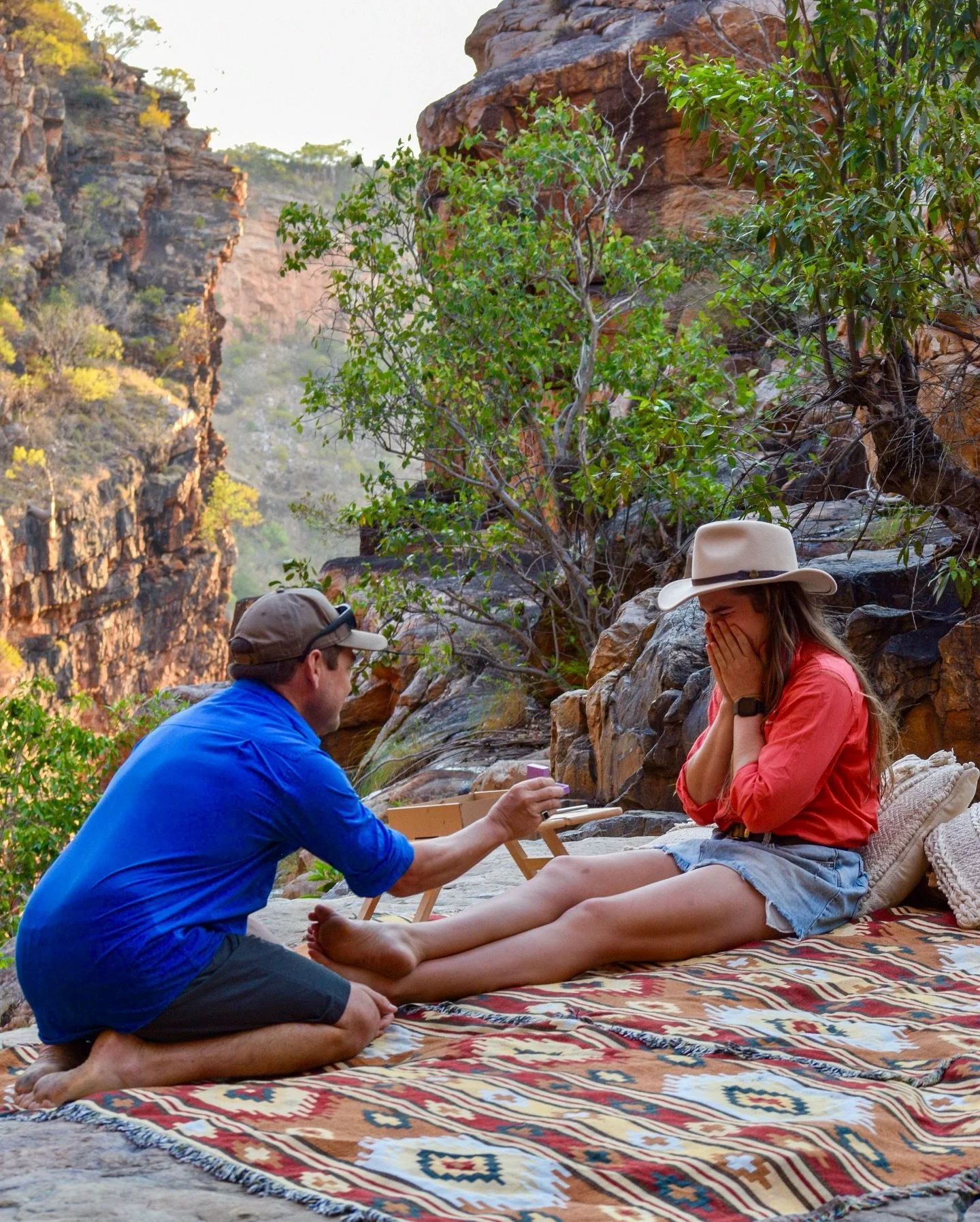 Congratulations to our very own @exploreoz on your engagement! What an unforgettable place to pop the question, at Twin Flame Falls 💍

We are so grateful to have been part of this special moment with you both 🧡