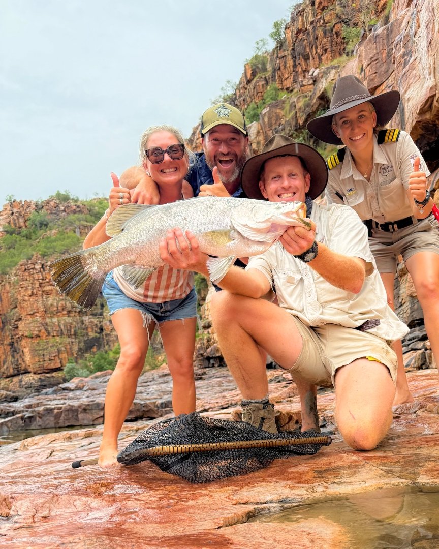 Right now is the perfect time to book our heli-fishing adventure! 🚁

The barra are biting, the scenery is unreal and the flight there is half the magic.

To book head to the link in our bio🎣

#HeliFishing #KimberleyFishing #BarramundiFishing #HeliF