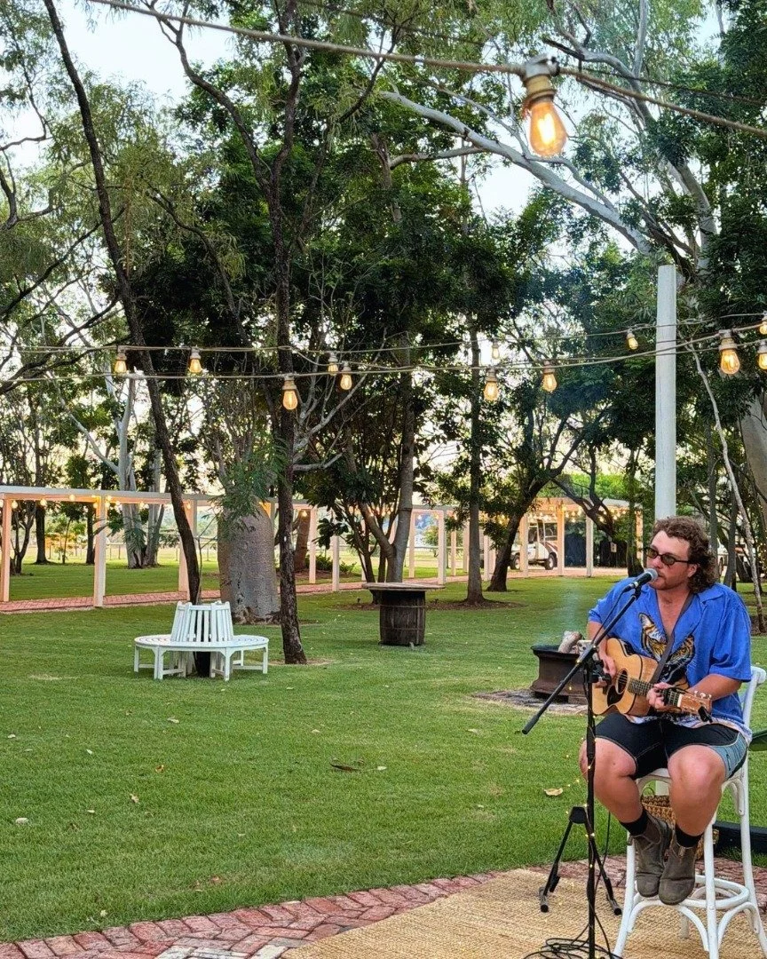 Kick back with a cold one and enjoy live tunes at Uncle Tony&rsquo;s Jungle Bar! 🍻

Catch Chad playing live from 5pm &ndash; 8pm 🎶

Please note: live music dates may be subject to change

#MountHart #MountHartWildernessLodge #GibbRiverRoad #TheKimb