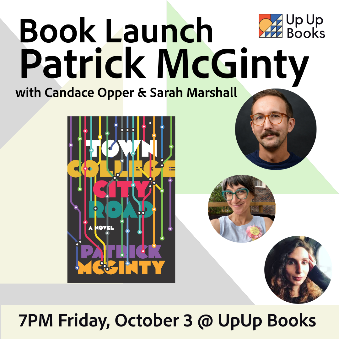 Book Launch: Patrick McGinty