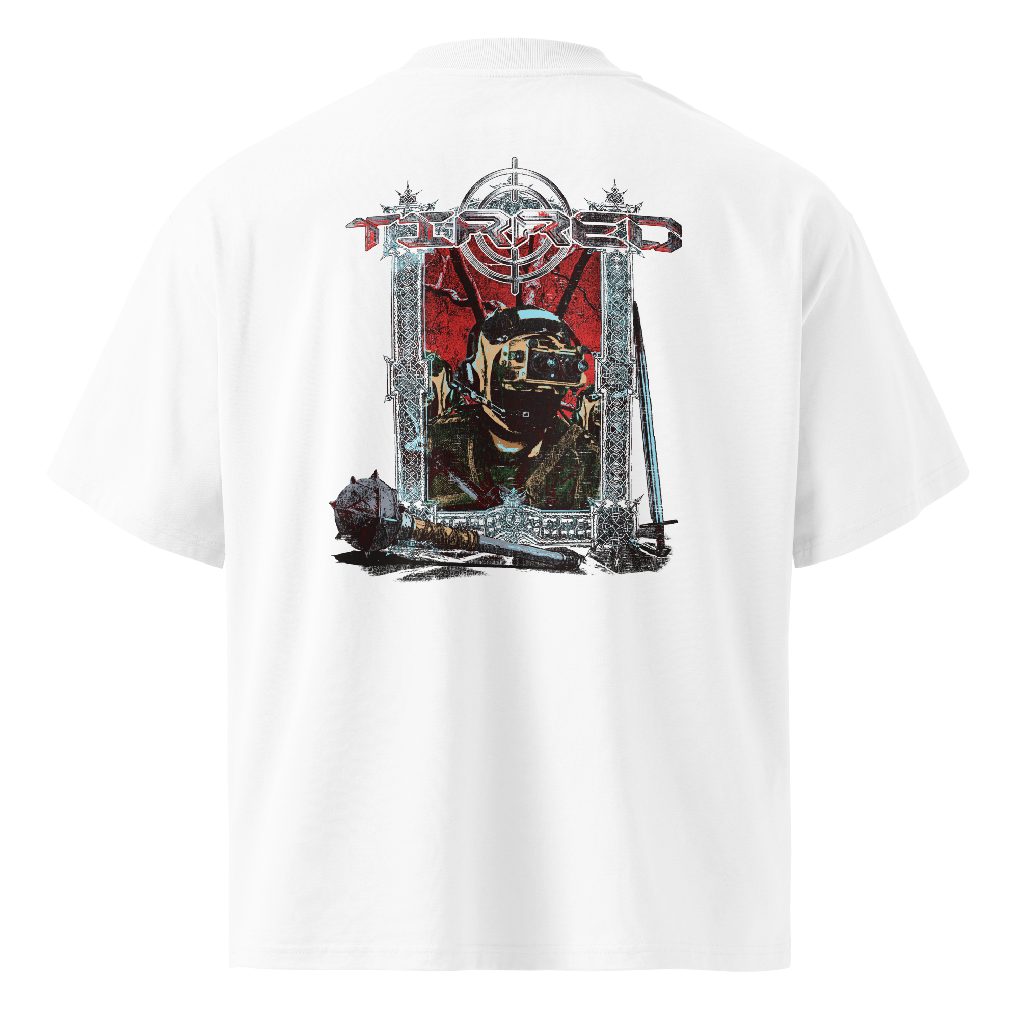 unisex-organic-oversized-high-neck-t-shirt-white-back-6938646b4de86.png
