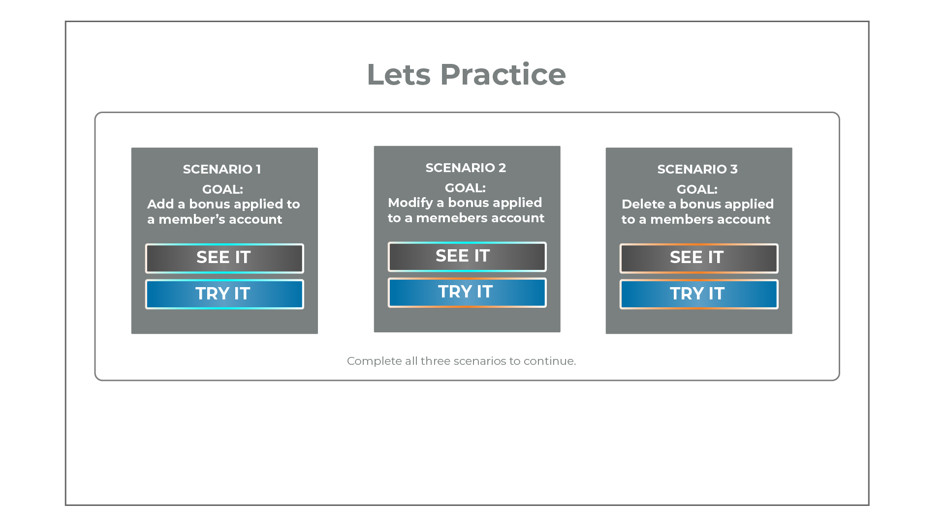 See It Try It Example