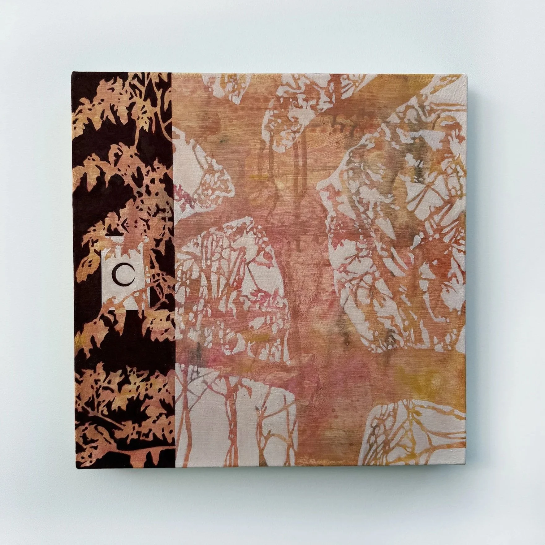 "Untitled (October '25)", 2025, 16x16 in, Acrylic and Oil on Canvas