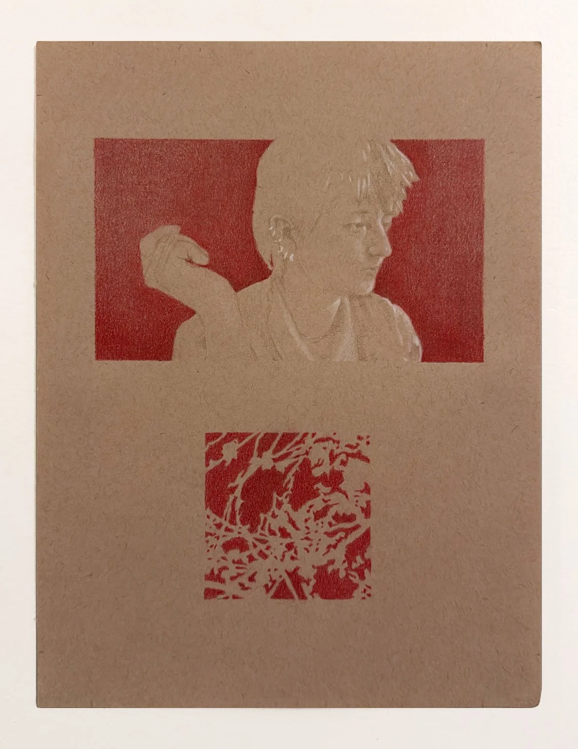 "Victoria", 2025, 9 x 12 in, Colored Pencils on Toned Paper