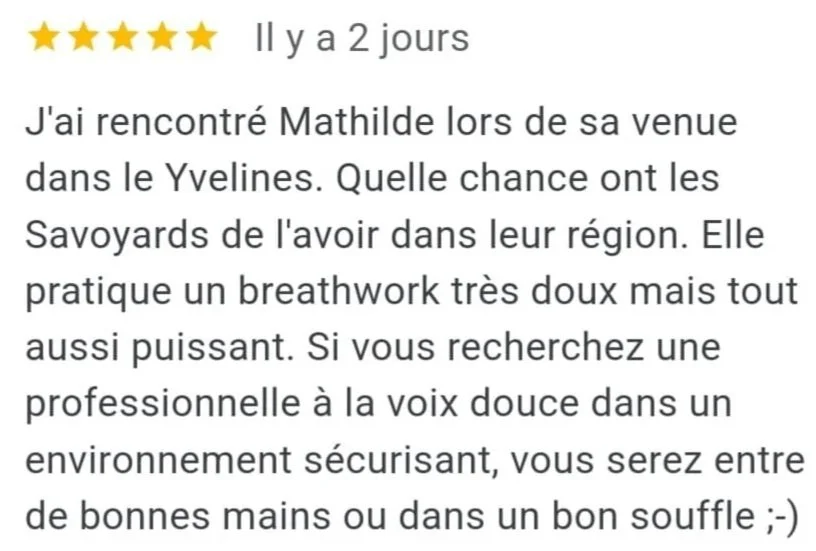 Mathilde Gottrand Breathwork Savoie