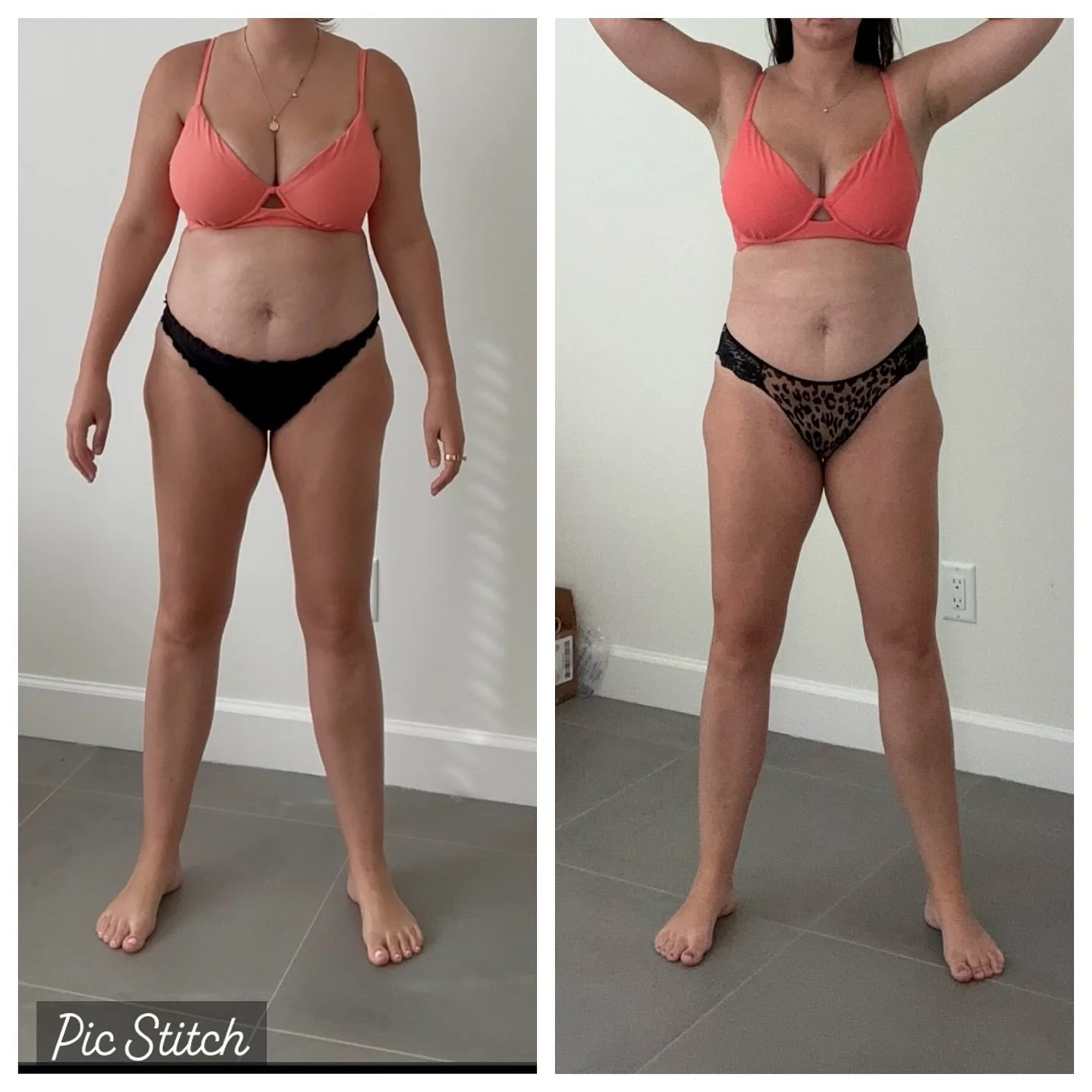 🚨CLIENT SPOTLIGHT 🚨
I haven&rsquo;t done one in awhile and I have quite a few to showcase. Let&rsquo;s start with this one&hellip;.

Stats:
👉🏼-12lbs
👉🏼-2.5in waist
👉🏼-2in hips
👉🏼-2in chest

Here&rsquo;s what you don&rsquo;t see though&helli