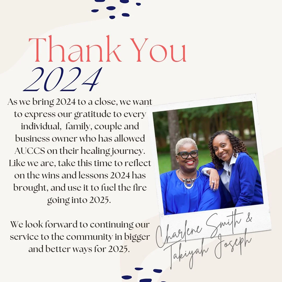 The team at AUUCS wants to thank you for partnering with us in 2024! We are walking into 2025 with great expectations and dedication to joining many more on their healing journey. #healing#newyear#gratitude#acknowledgeu