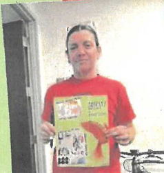 Person holding collage