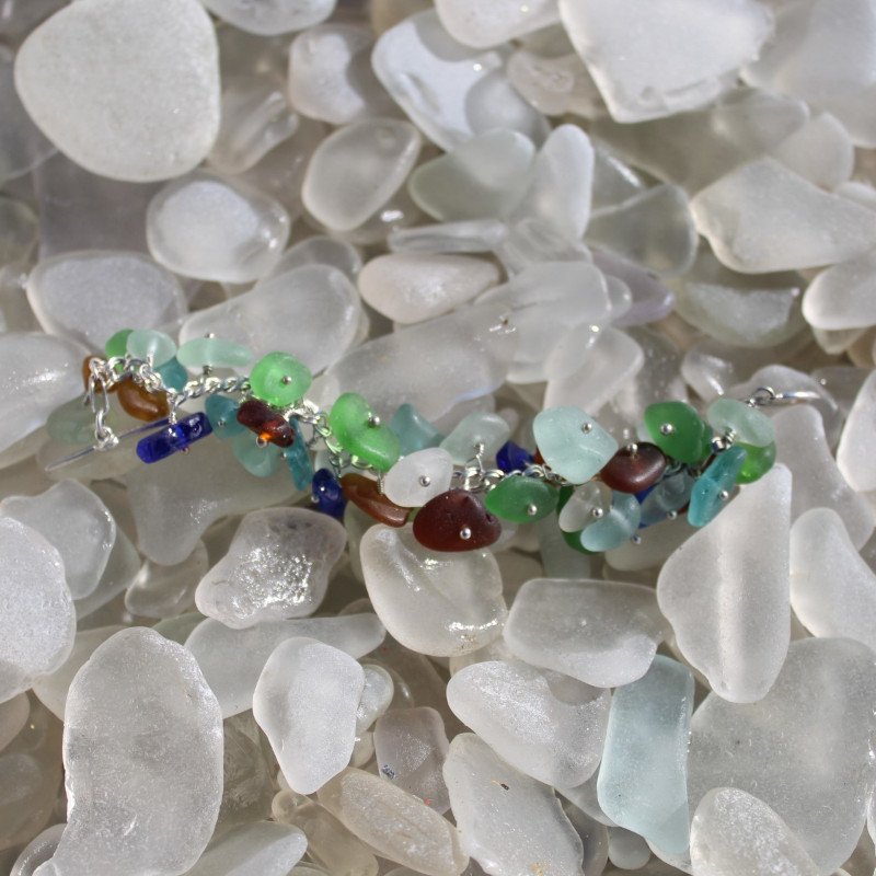 The Colors of Sea Glass Bracelet