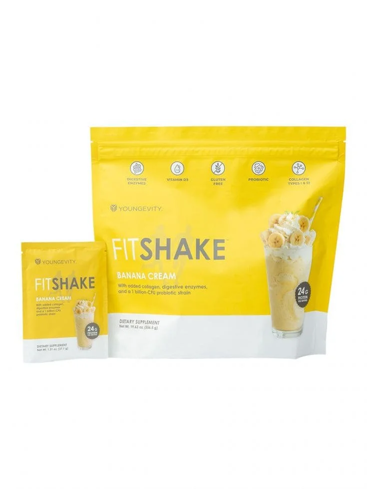 FitShake™ — Banana Cream Protein Shake (556 g)