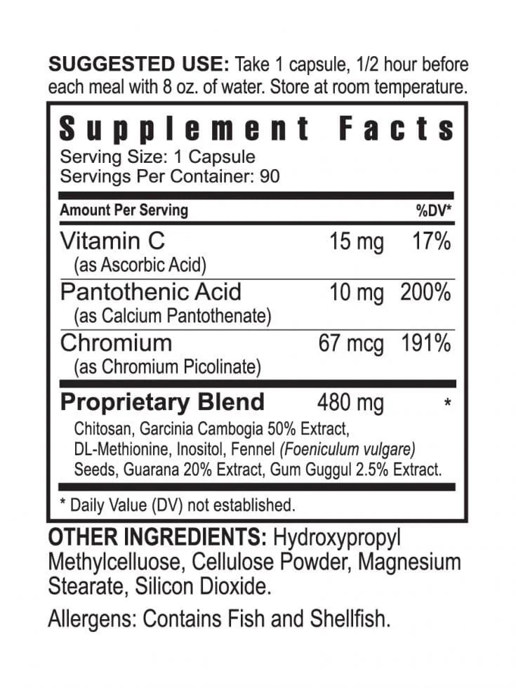 Nutritional information regarding Youngevity's Sta-Natural® Sta-Thin® supplement for Canadians.