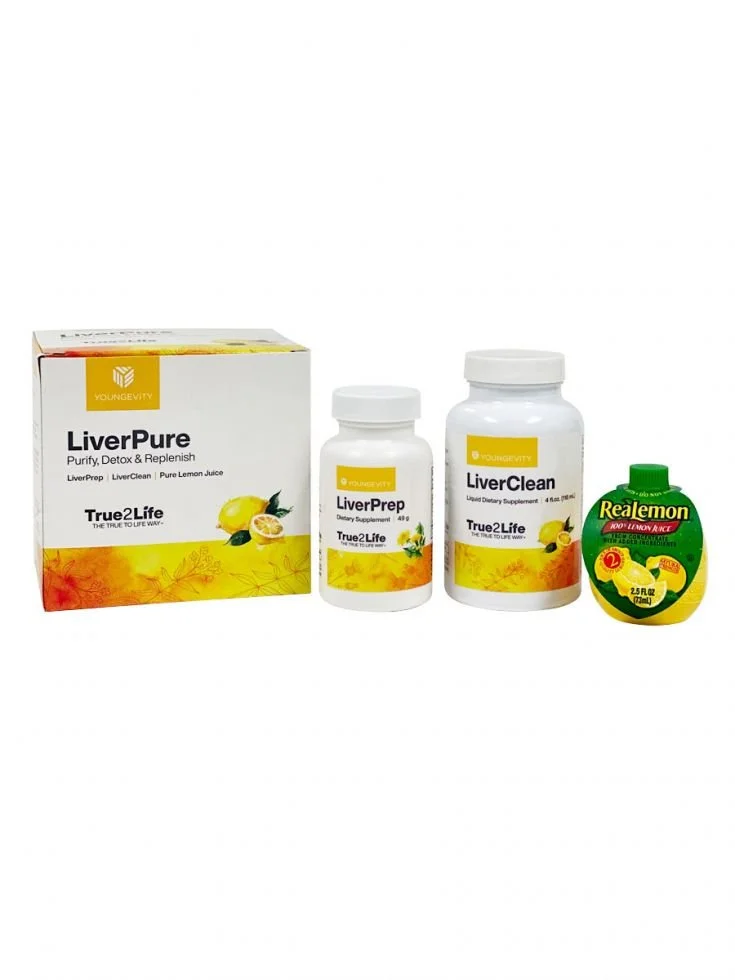 A bundle containing Youngevity's LiverPure Liver Dextox supplement for Canadians.