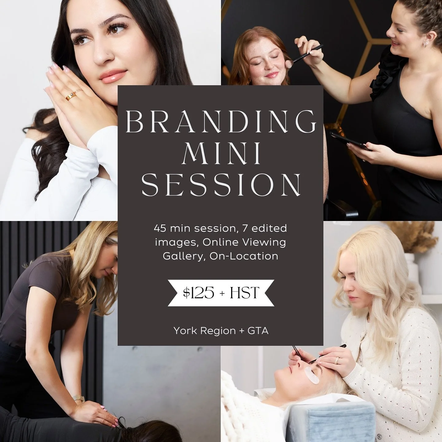 JULY PROMO ALERT - Branding Mini Sessions

Ready to refresh your online presence? This month only, we&rsquo;re offering a Mini Branding Session for just $125 + HST &mdash; perfect for a mini social media rebrand, personalized website imagery, or upda