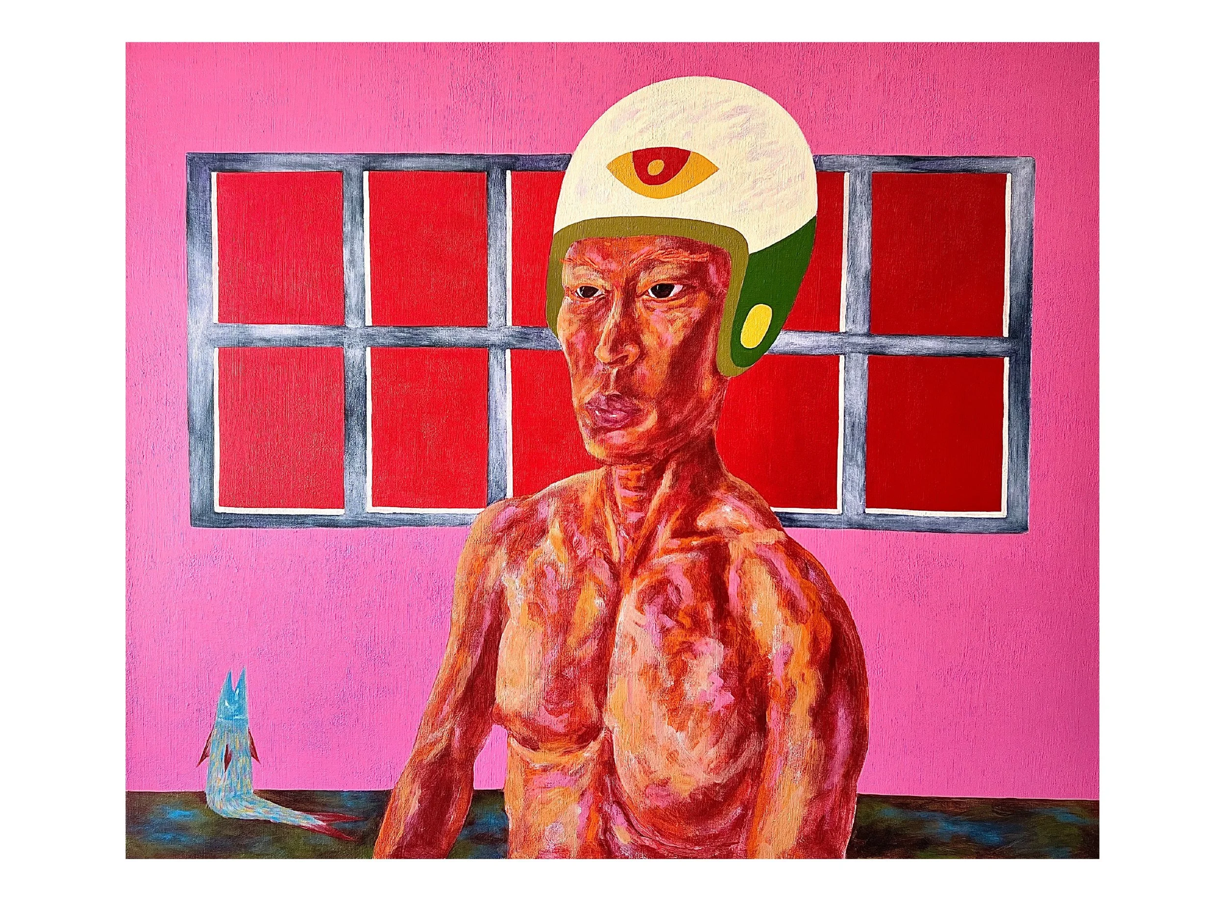 High Noon Madness (2026) Oil on canvas, 40" x 48"