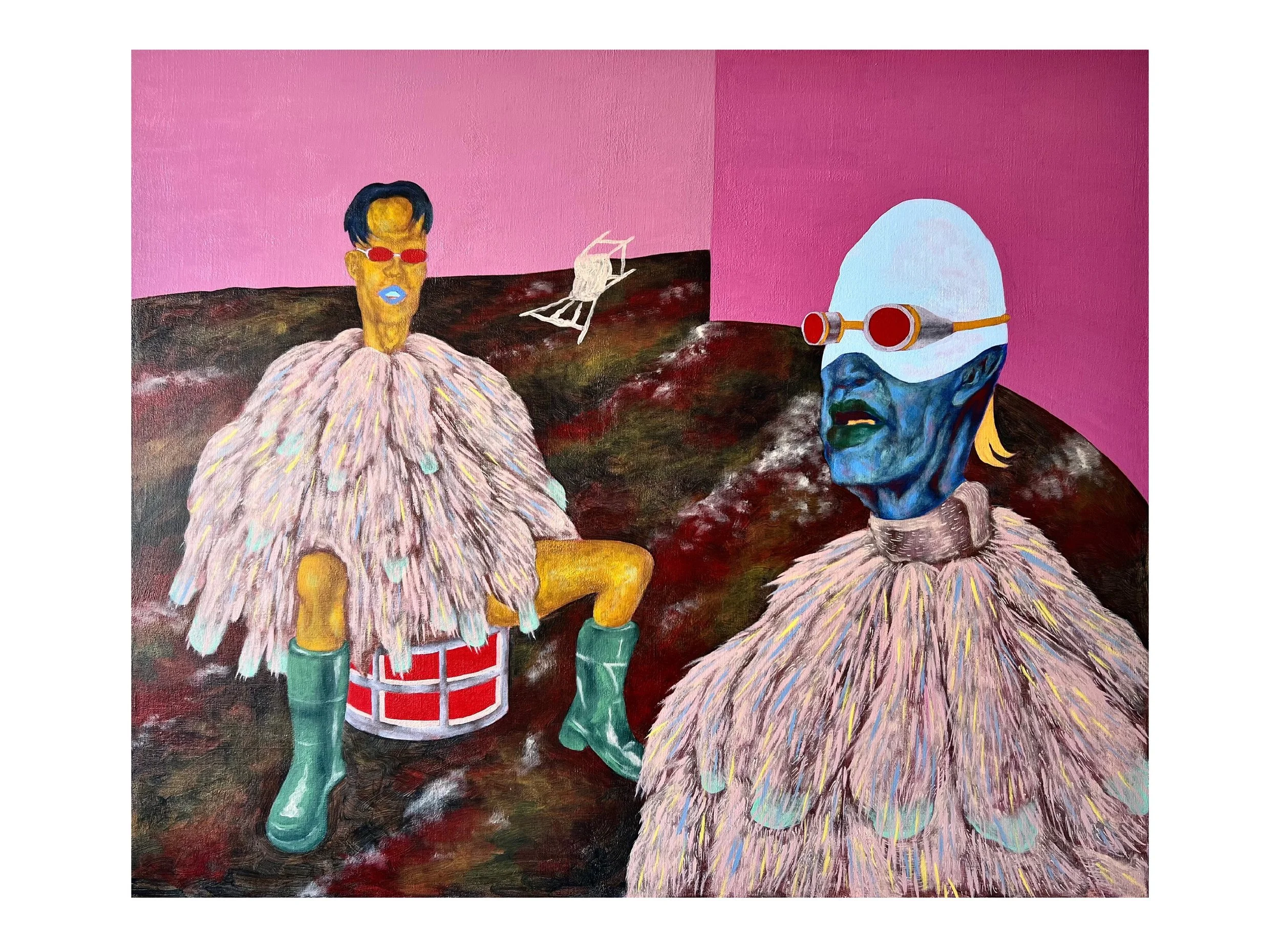 Maybe and Perhaps (2026) Oil on canvas, 40"x48"