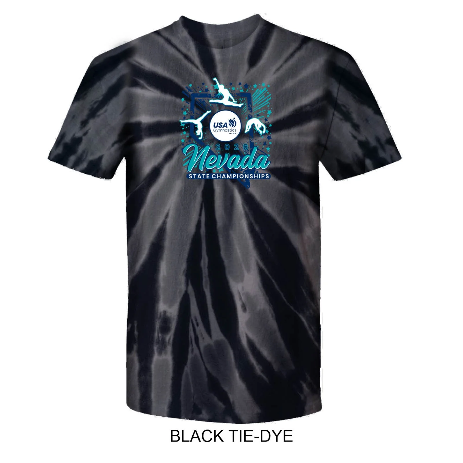 2026 Nevada State Championships Tie Dye T-Shirt