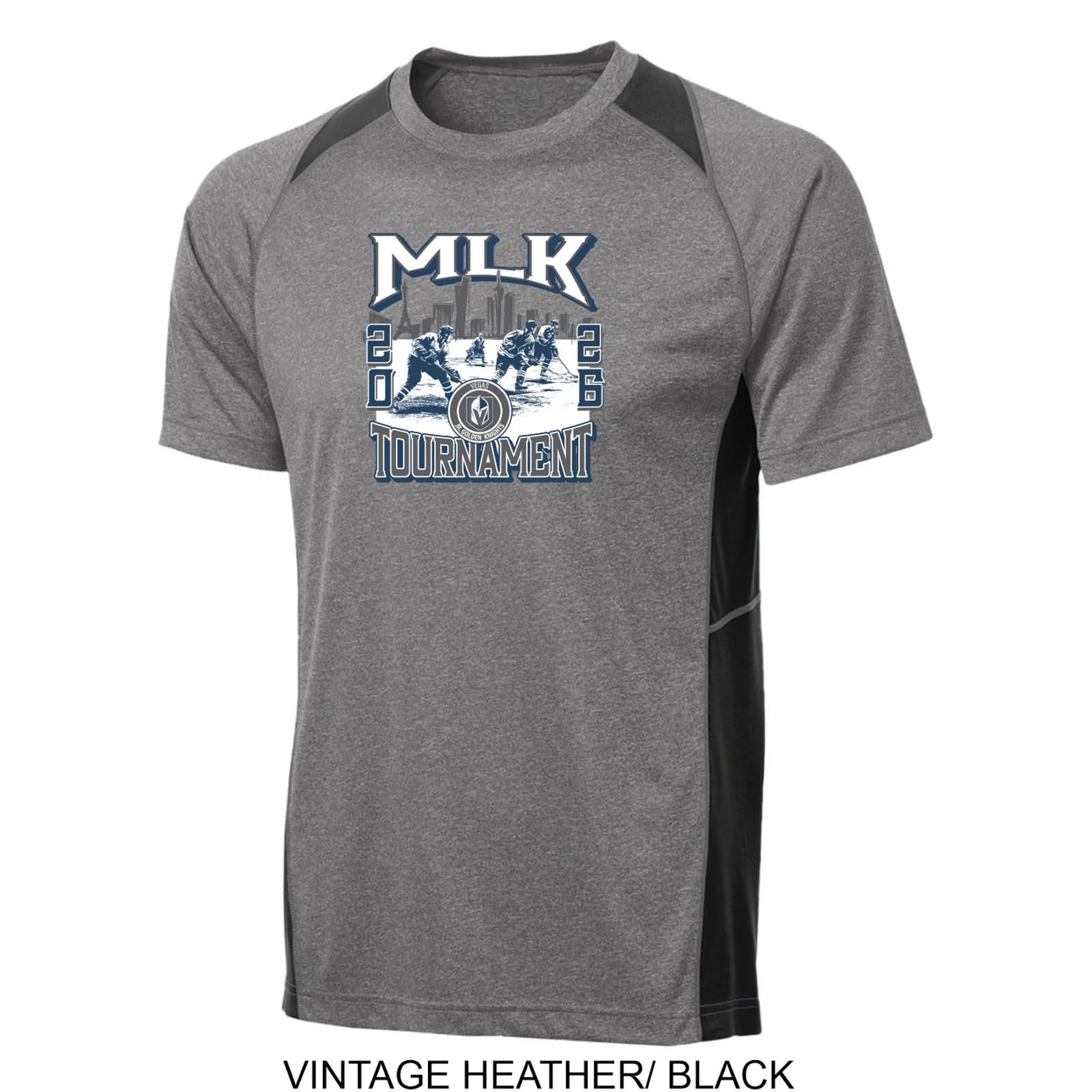 2026 Vegas Jr. Golden Knights MLK Tournament Color Block T-Shirt