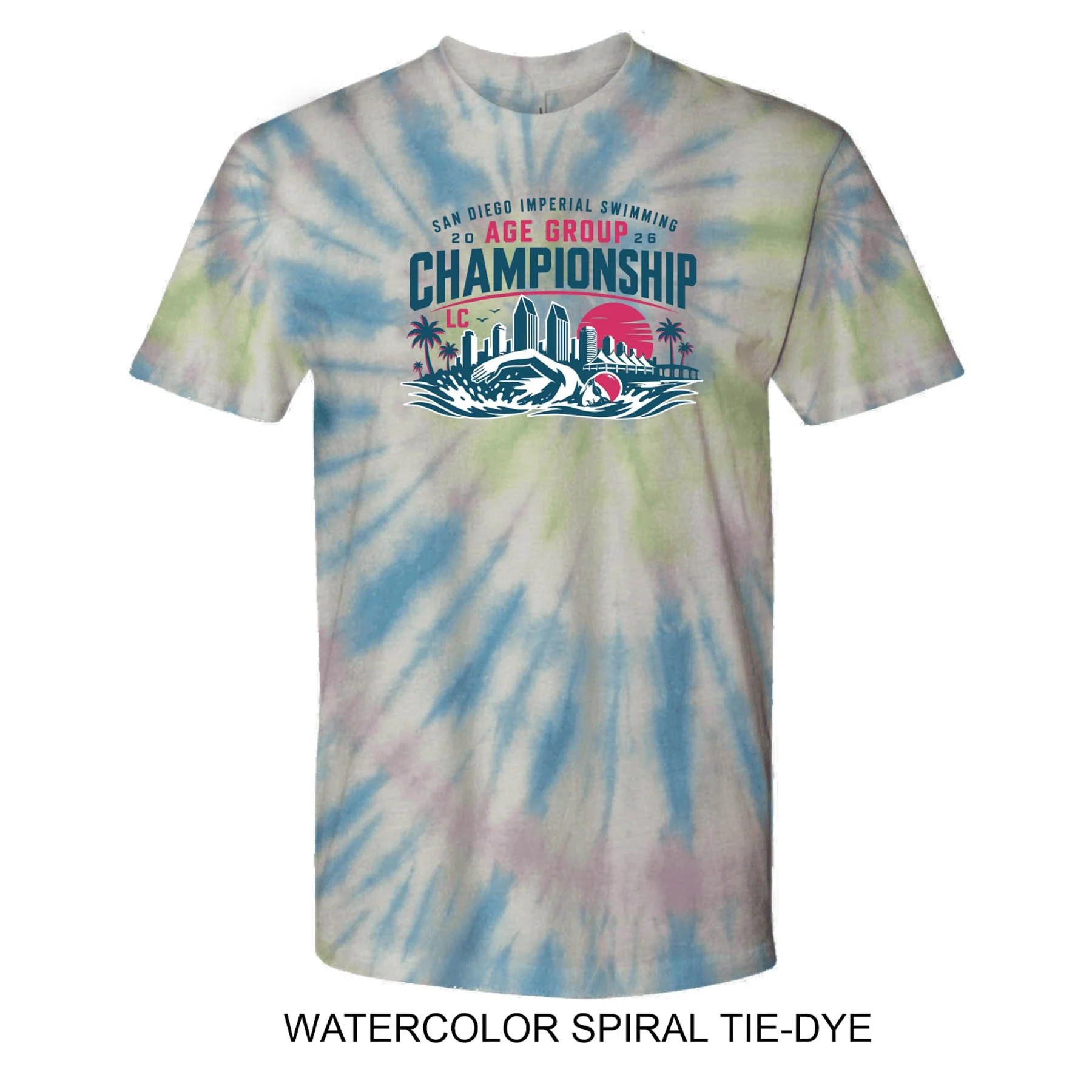 2026 LC Age Group Championship Tie Dye T-Shirt