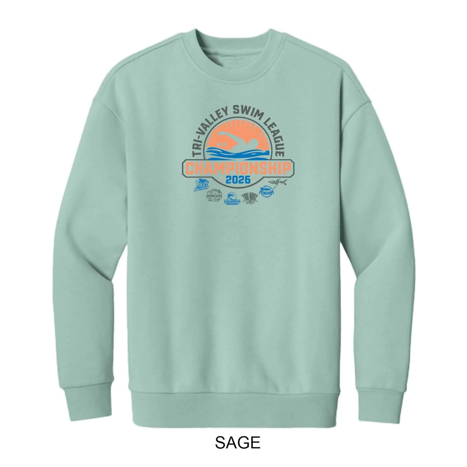 2026 Tri-Valley Swim League Championship Crewneck