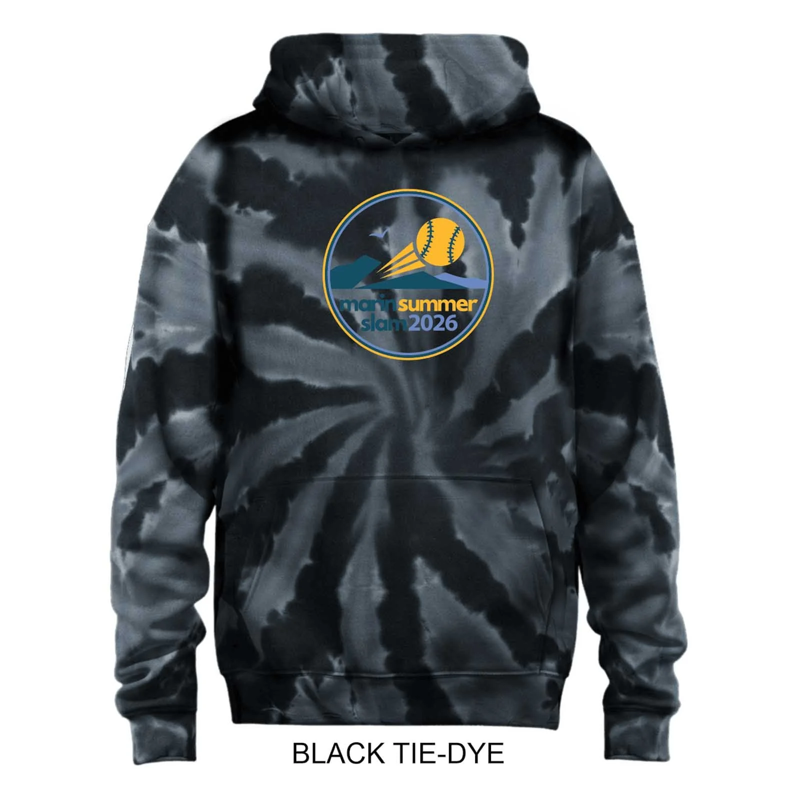 2026 Marin Summer Slam Tie Dye Hooded Sweatshirt