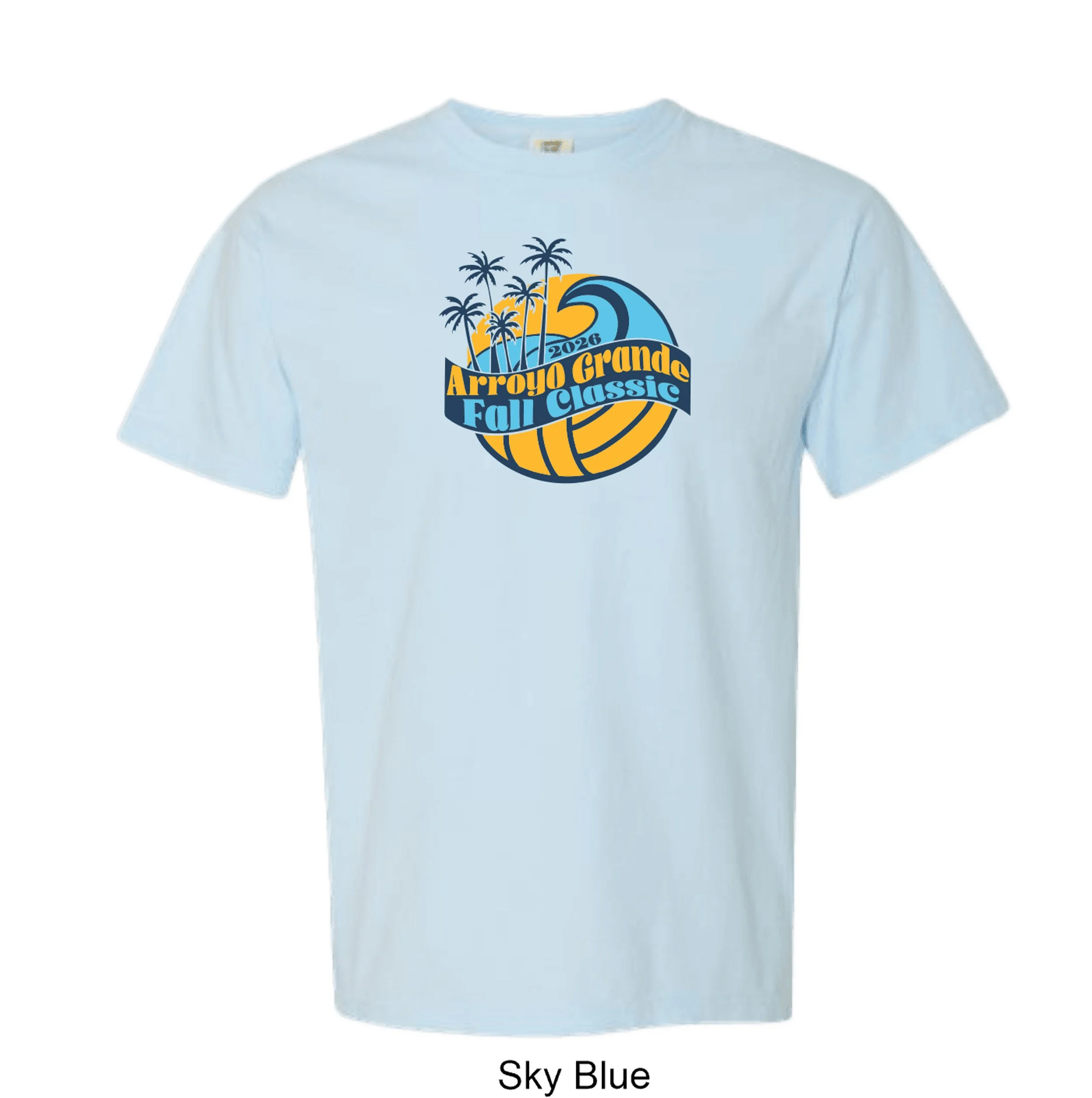 2026 Arroyo Grande Fall Classic Solid Color Cotton T-Shirt