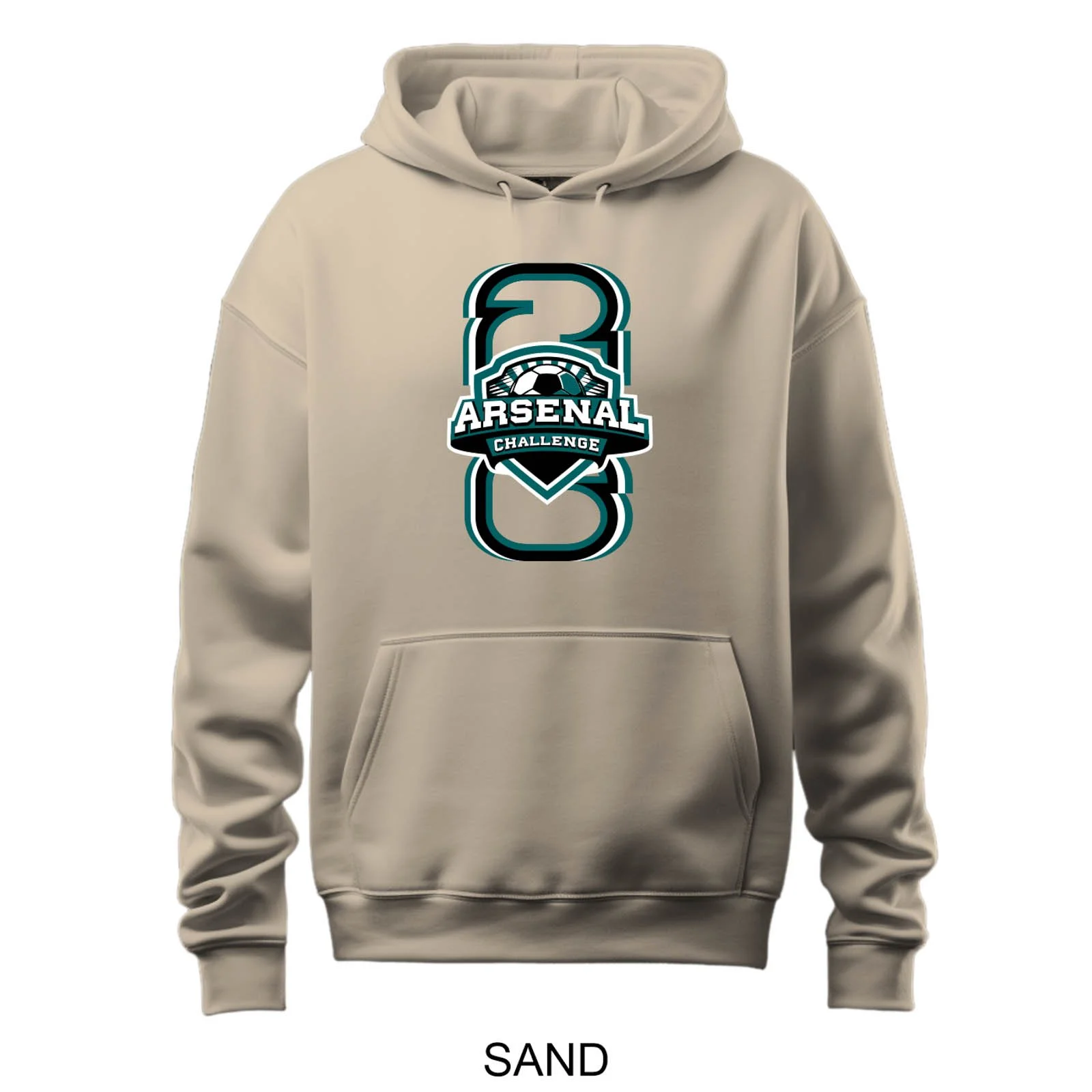 2026 Arsenal Challenge Solid Color Hooded Sweatshirt