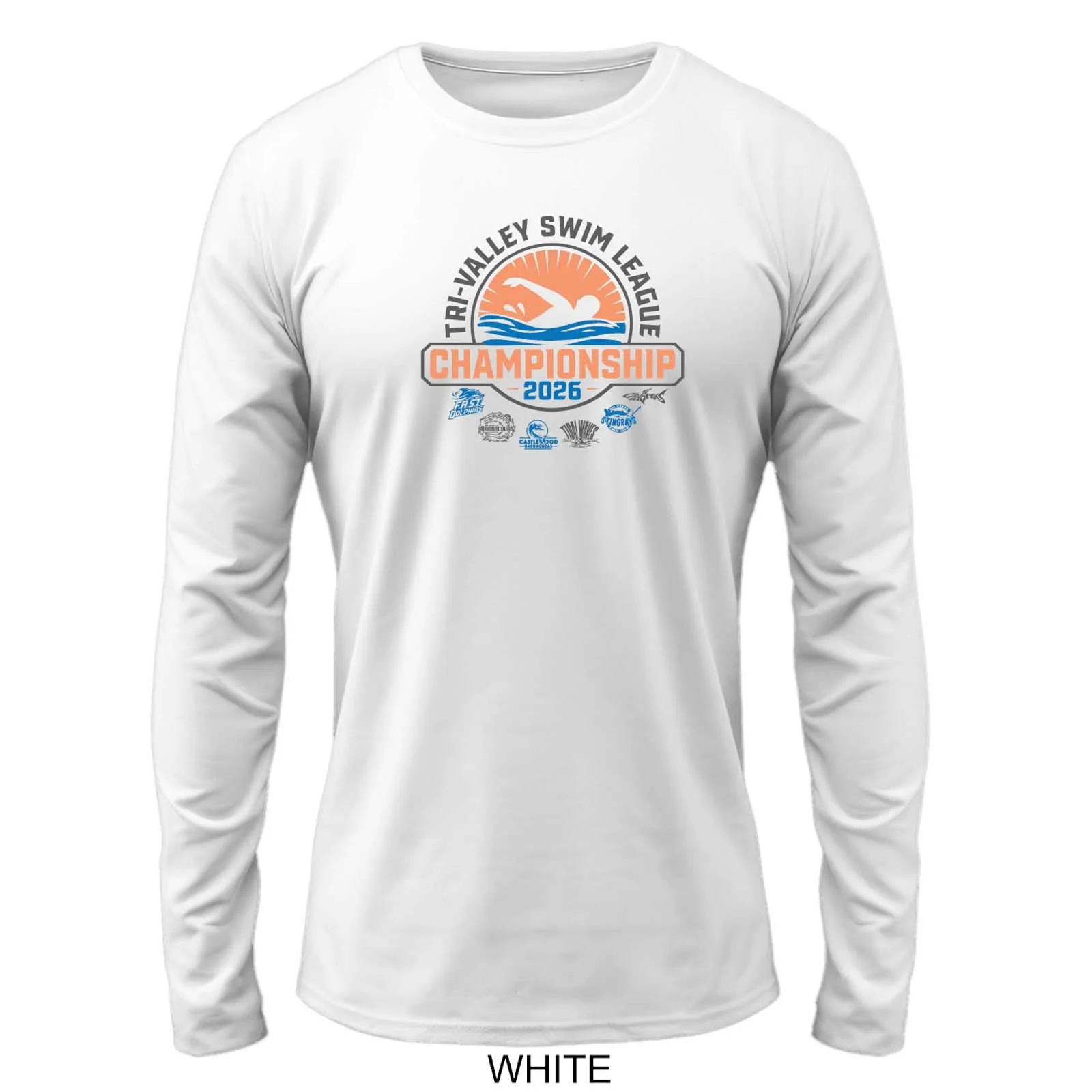 2026 Tri-Valley Swim League Championship Solid Color Cotton Long Sleeve