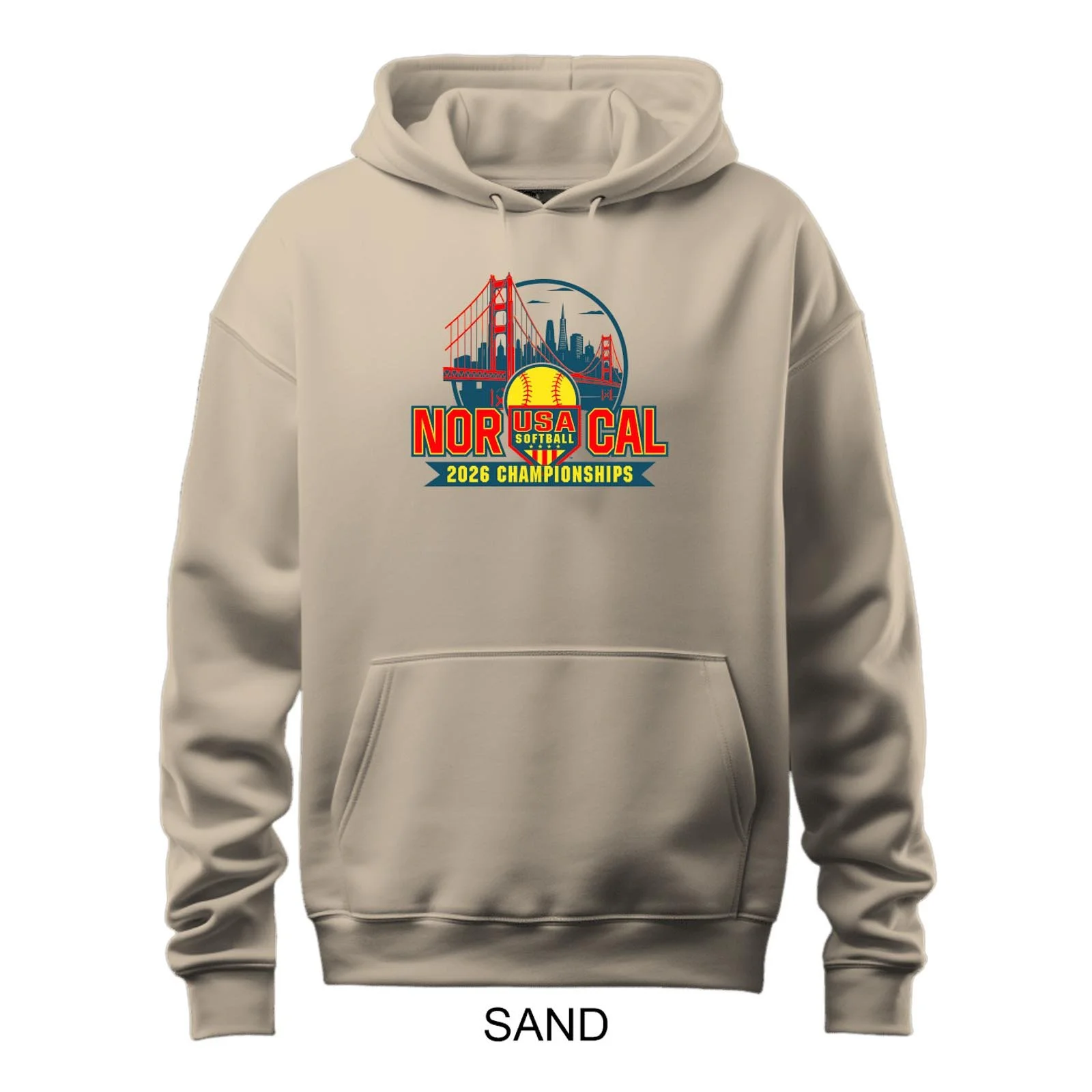 2026 NorCal Championships Solid Color Hooded Sweatshirt