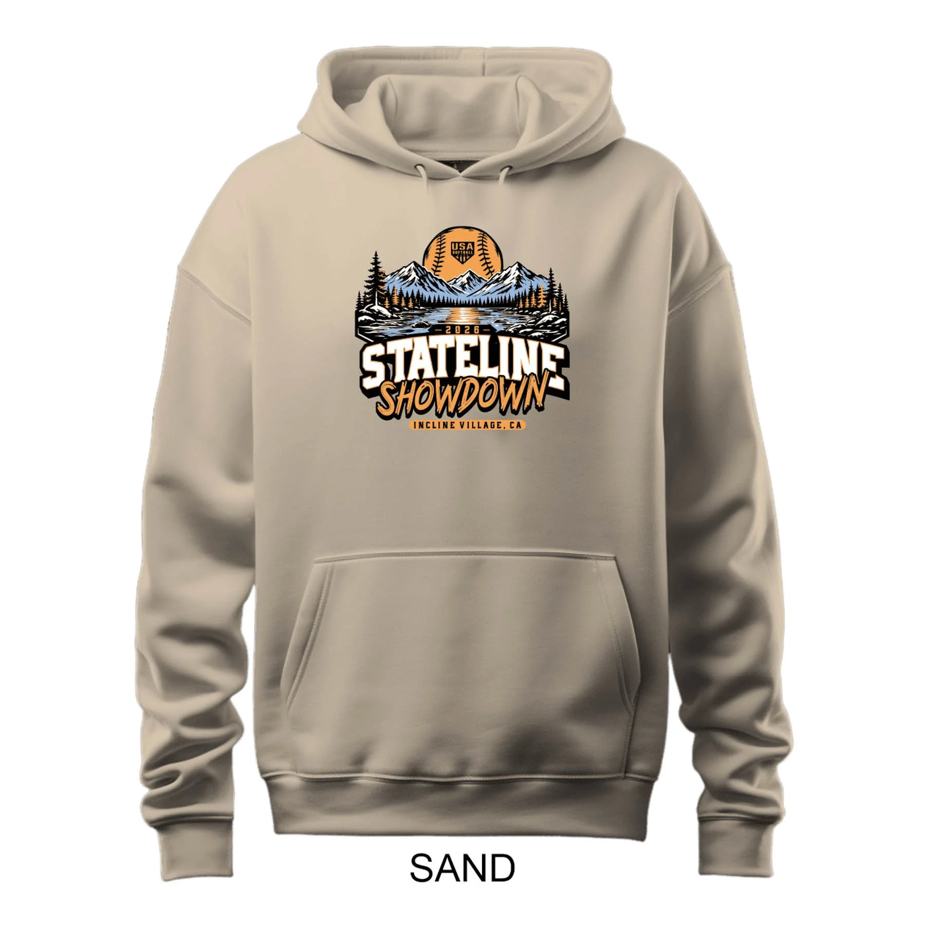 2026 Stateline Showdown Solid Color Hooded Sweatshirt