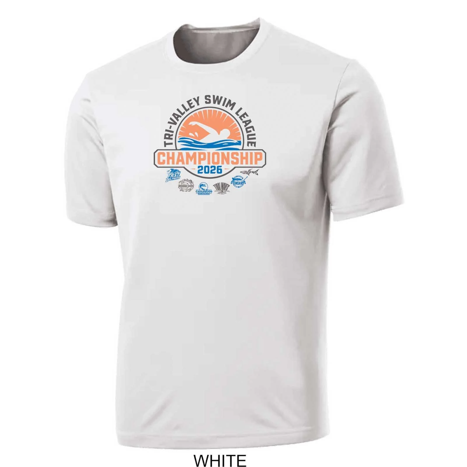 2026 Tri-Valley Swim League Championship Dry-Fit T-Shirt