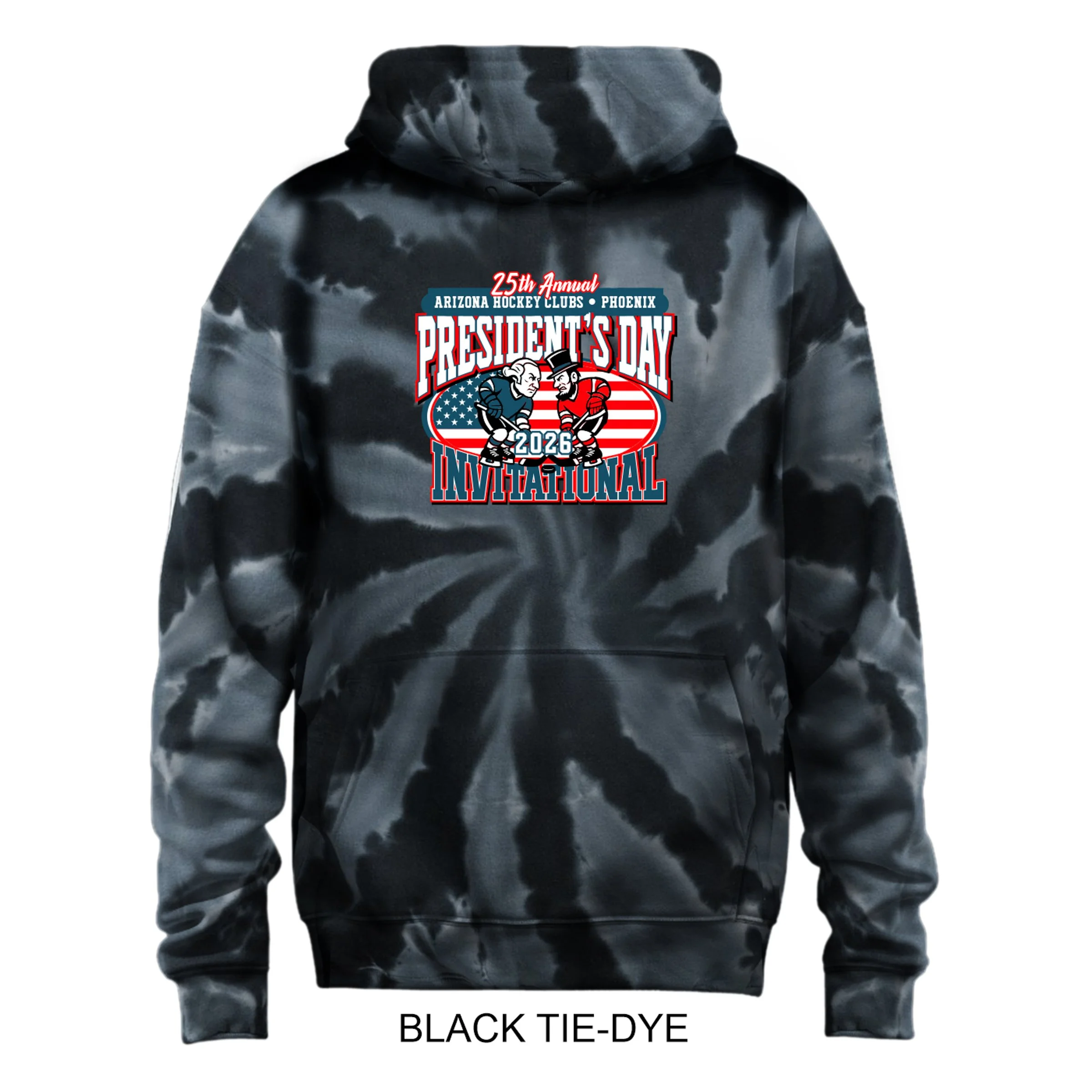 2026 Phoenix President's Day Invitational Tie Dye Hooded Sweatshirt
