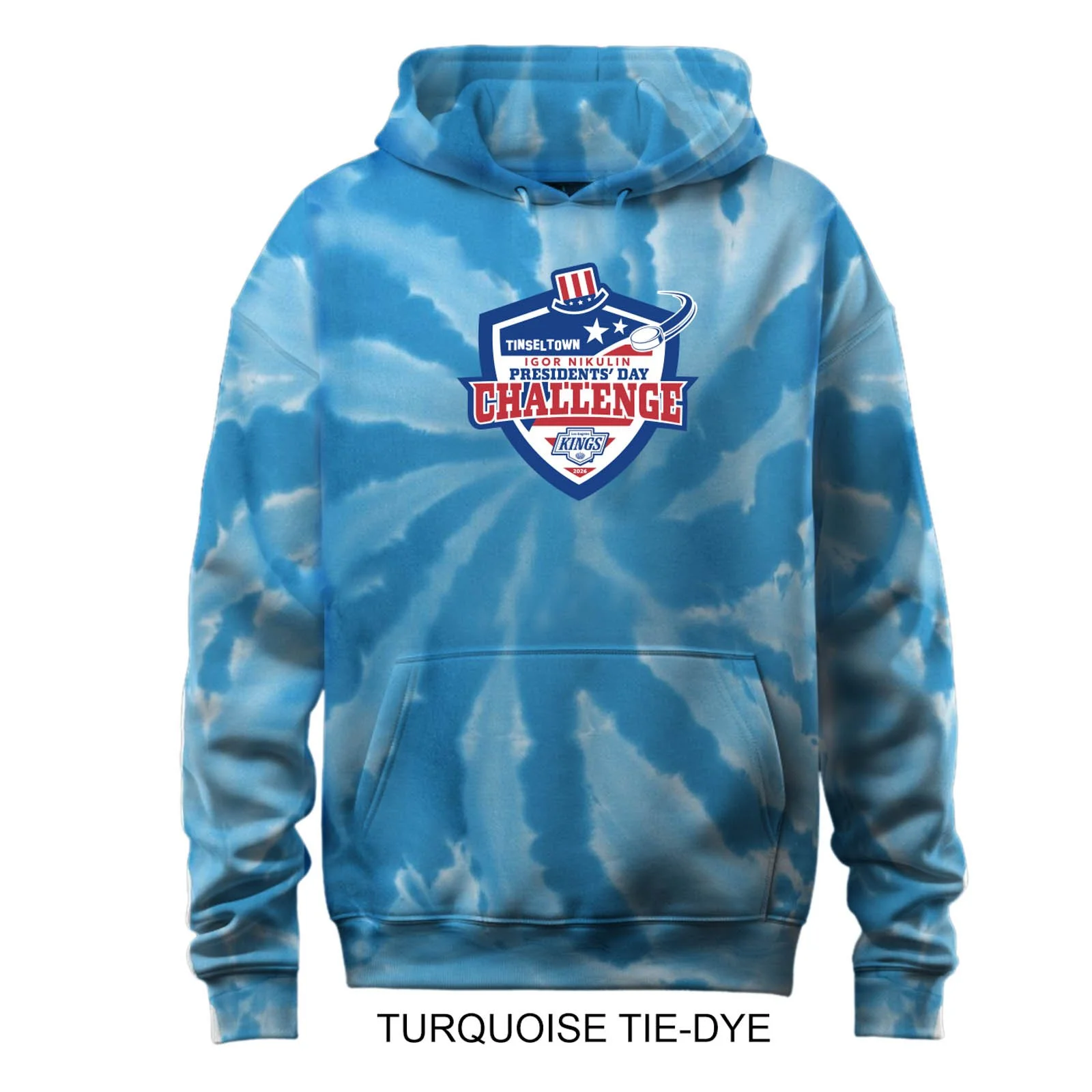 2026 Igor Nikulin Presidents' Day Challenge Tie Dye Hooded Sweatshirt