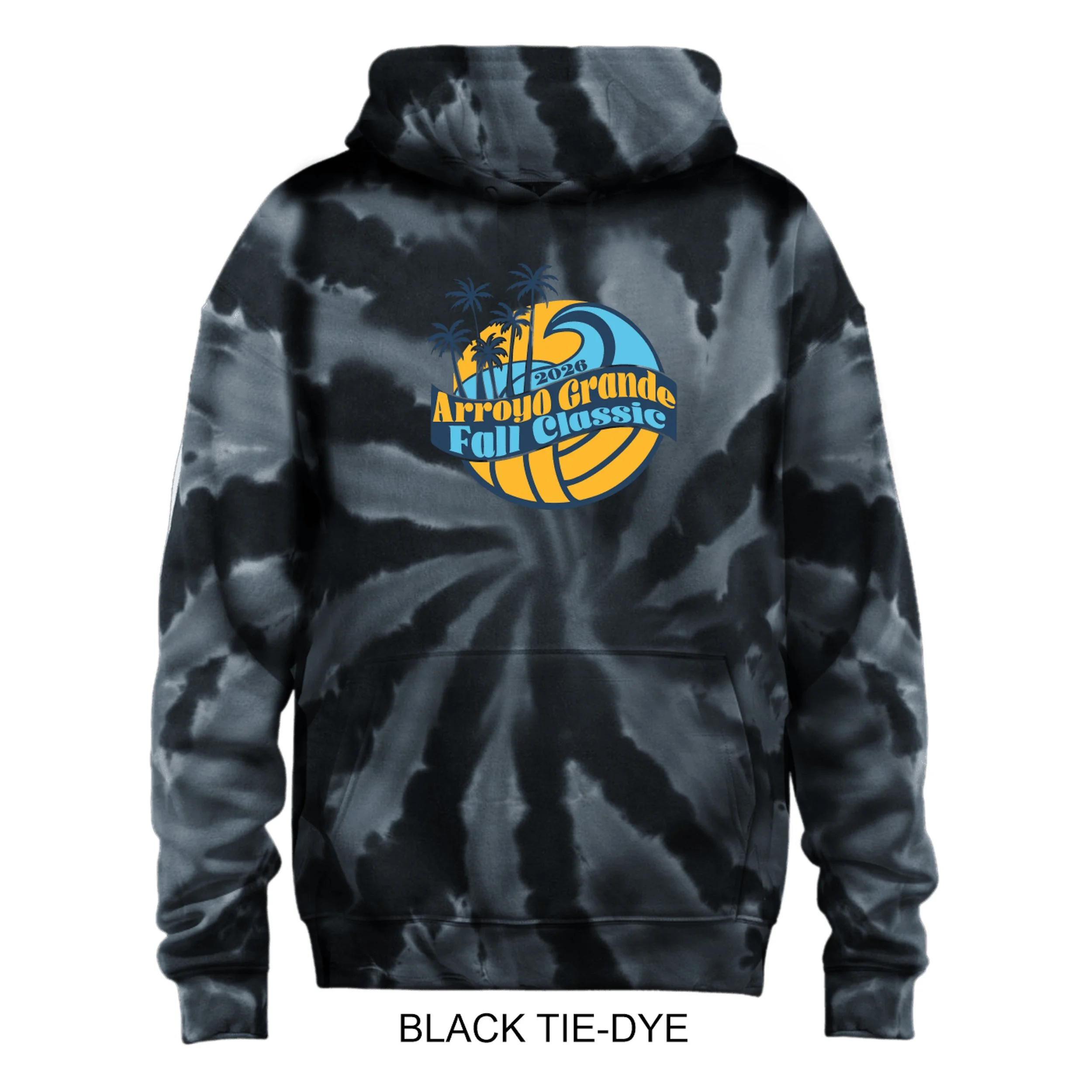 2026 Arroyo Grande Fall Classic Tie Dye Hooded Sweatshirt