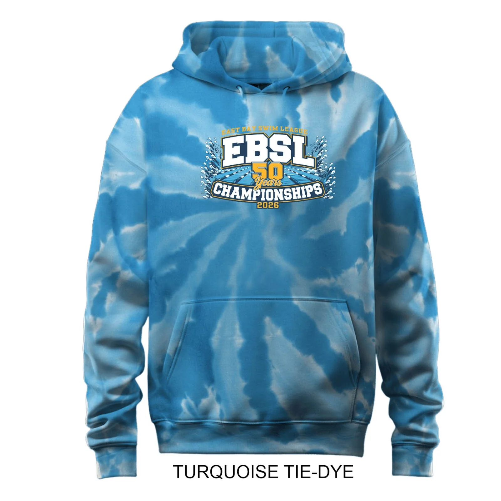 2026 EBSL Championships Tie Dye Hooded Sweatshirt
