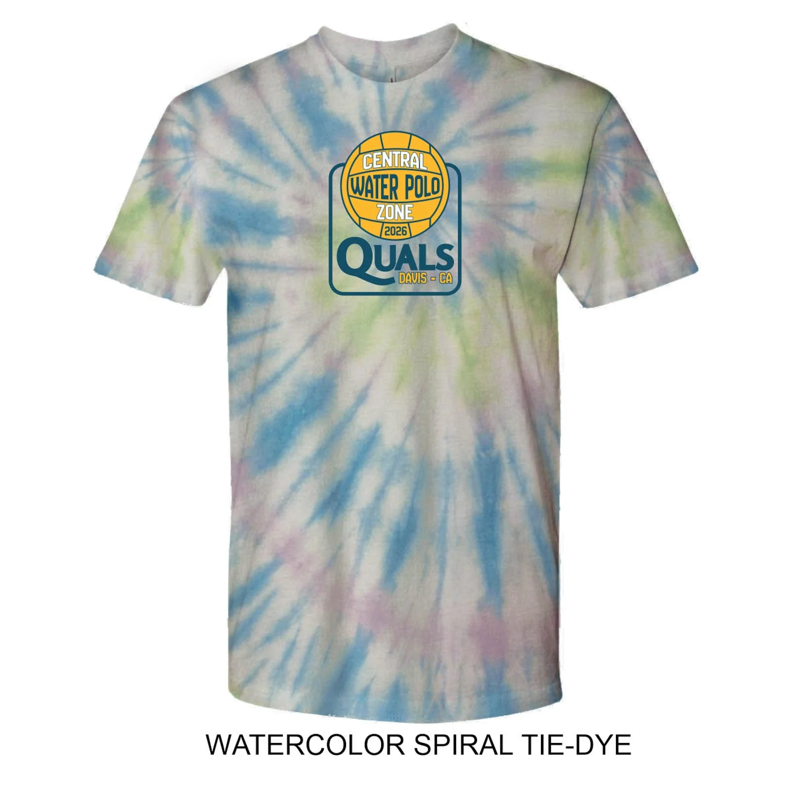 2026 Central Zone Water Polo Quals Tie Dye T-Shirt
