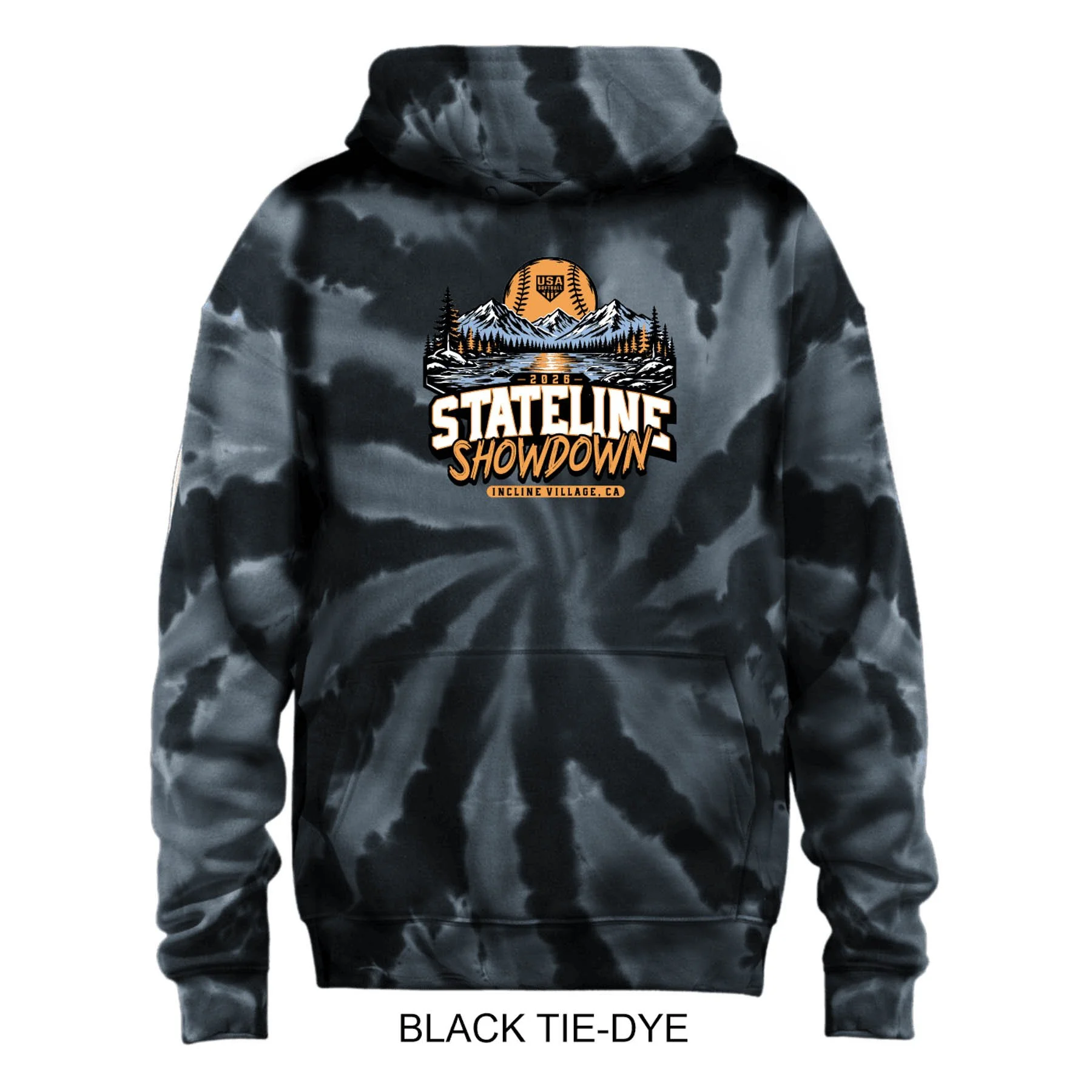 2026 Stateline Showdown Tie Dye Hooded Sweatshirt