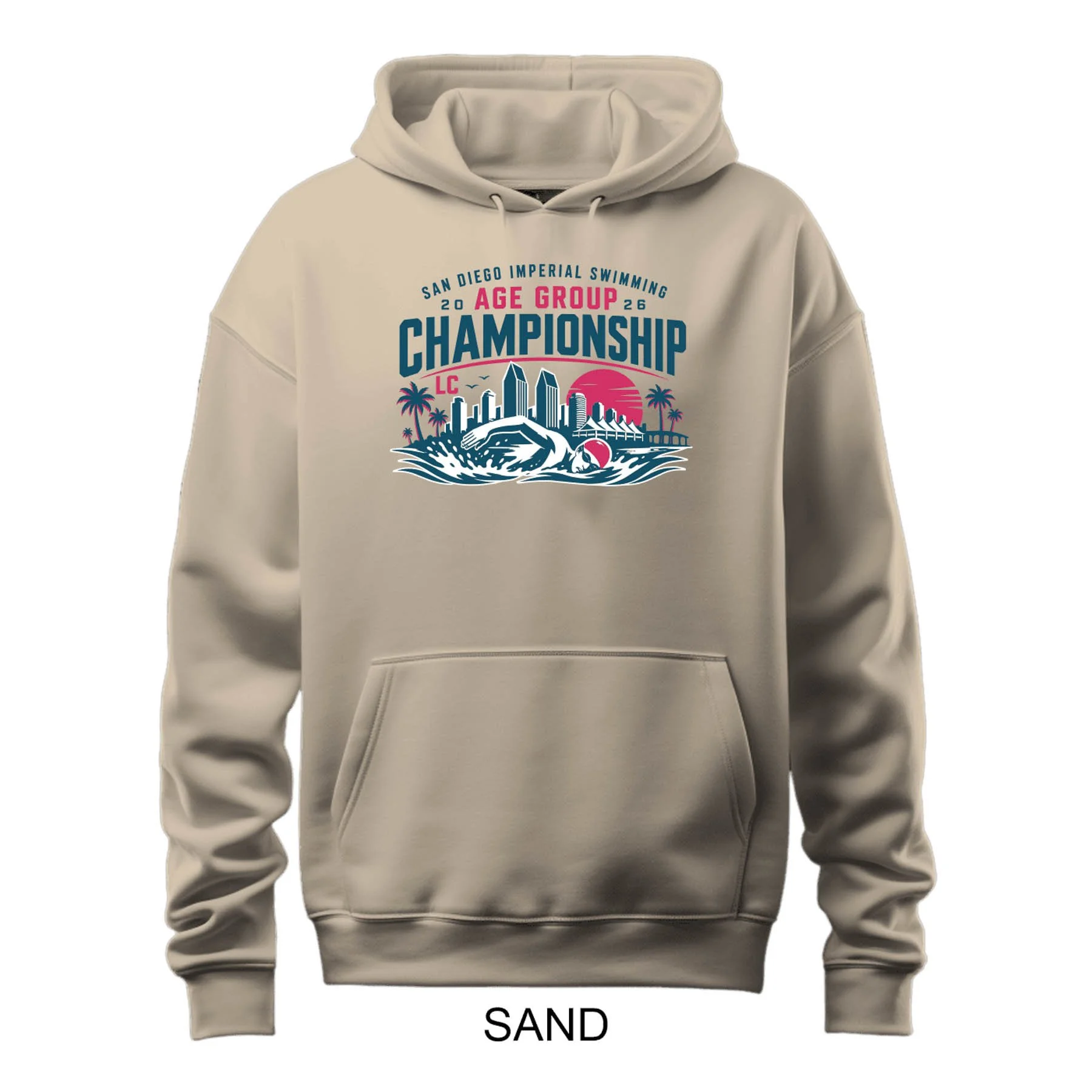 2026 LC Age Group Championship Solid Color Hooded Sweatshirt