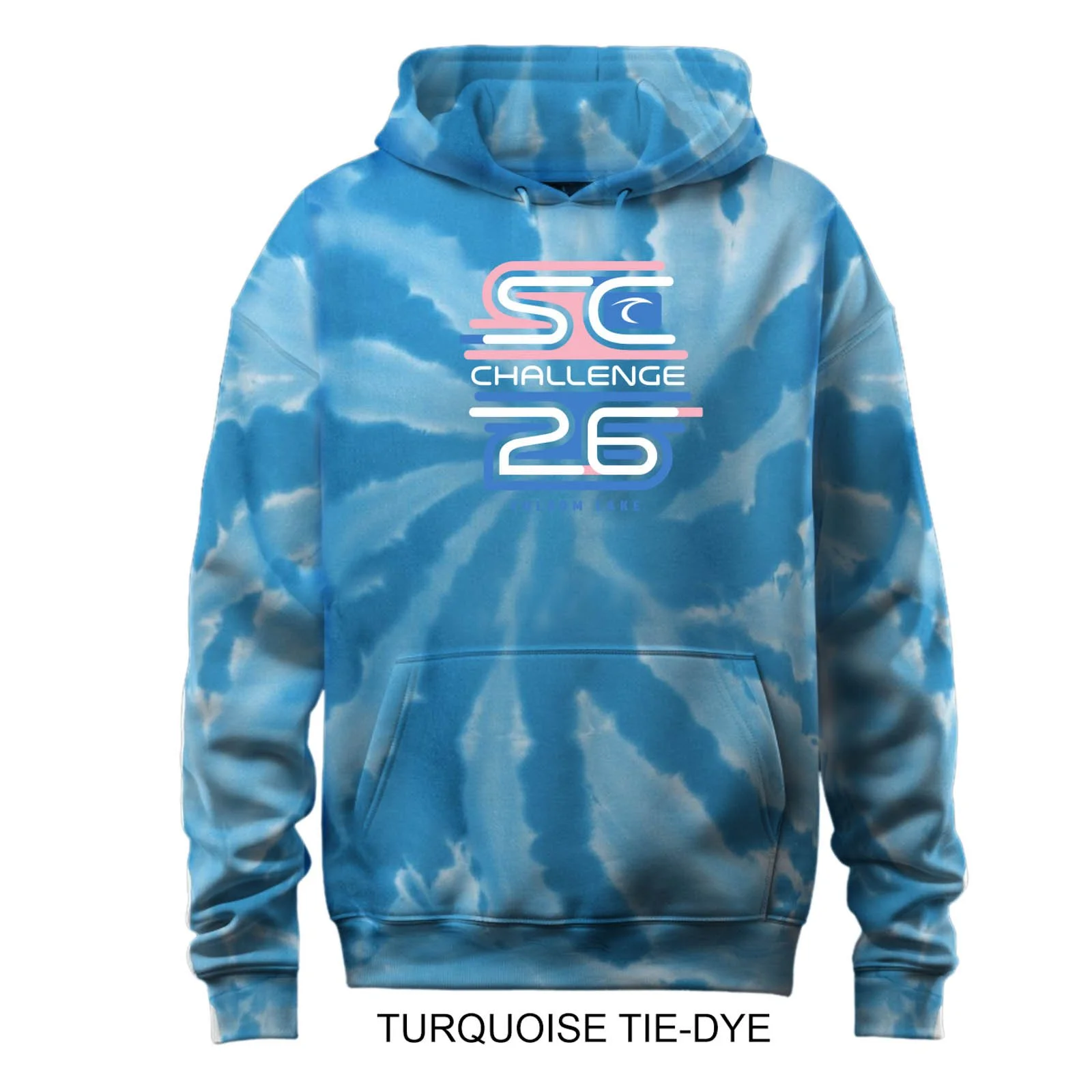 2026 Surf Challenge Cup Tie Dye Hooded Sweatshirt